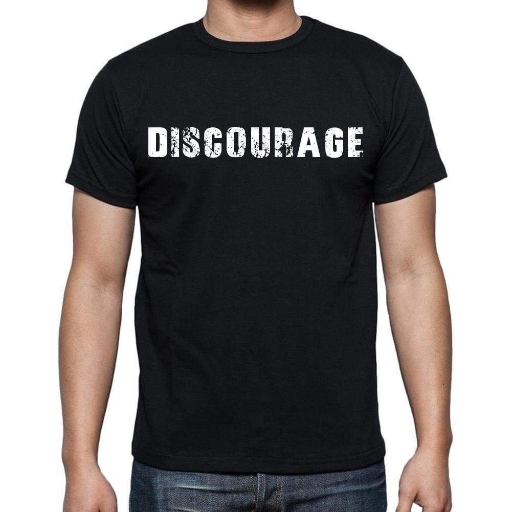 Discourage Mens Short Sleeve Round Neck T-Shirt - Casual