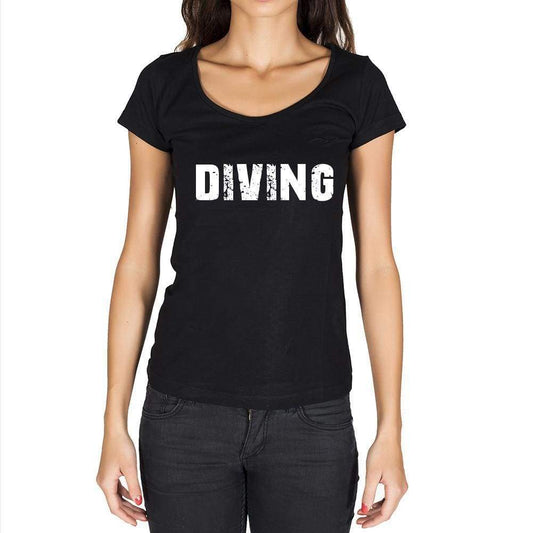 Diving T-Shirt For Women T Shirt Gift Black - T-Shirt