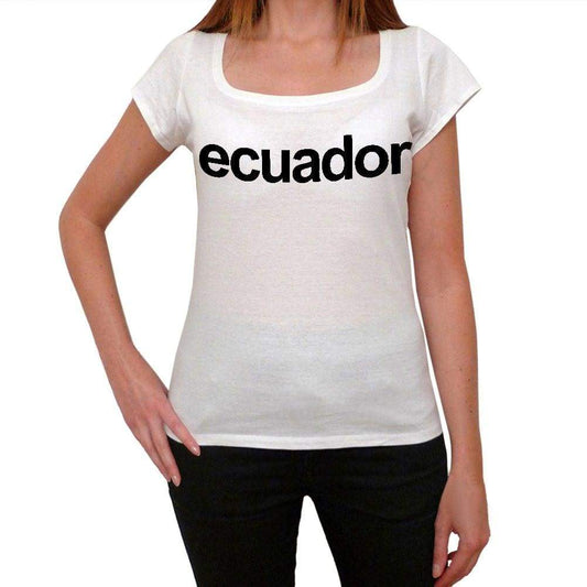 Ecuador Womens Short Sleeve Scoop Neck Tee 00068