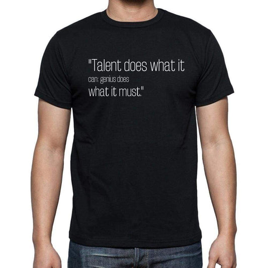 Edward Bulwer-Lytton Quote T Shirts Talent Does What T Shirts Men Black - Casual
