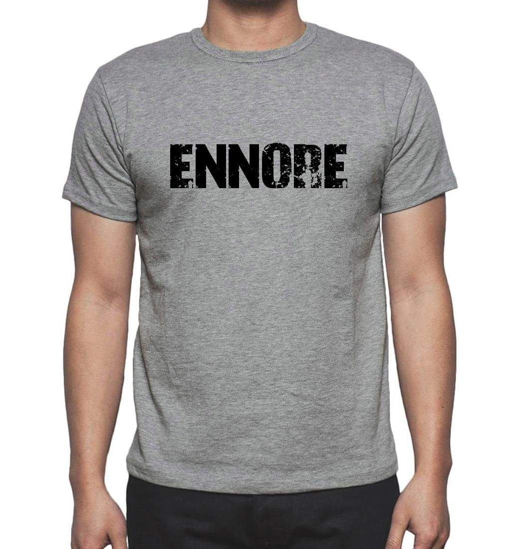Ennore Grey Mens Short Sleeve Round Neck T-Shirt 00018 - Grey / S - Casual