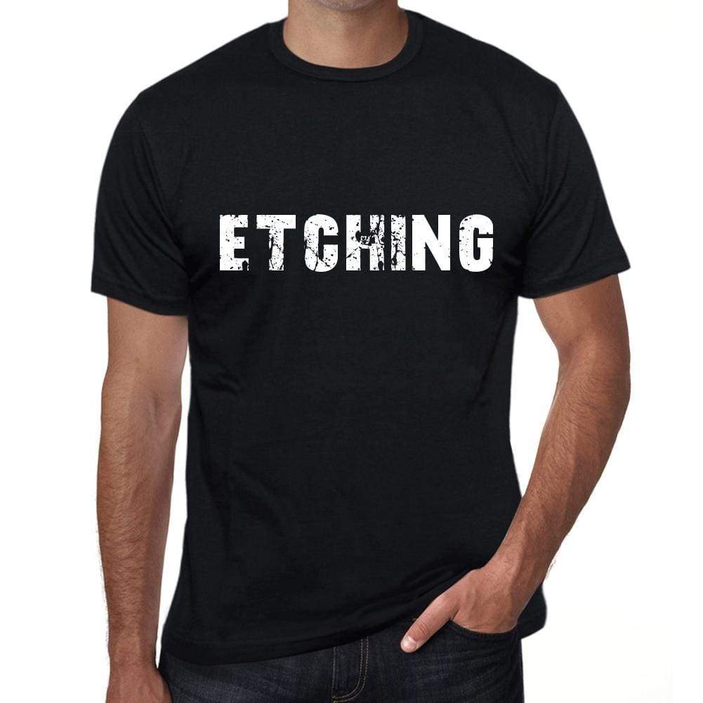 etching Mens Vintage T shirt Black Birthday Gift 00555 - Ultrabasic