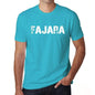 Fajara Mens Short Sleeve Round Neck T-Shirt - Blue / S - Casual