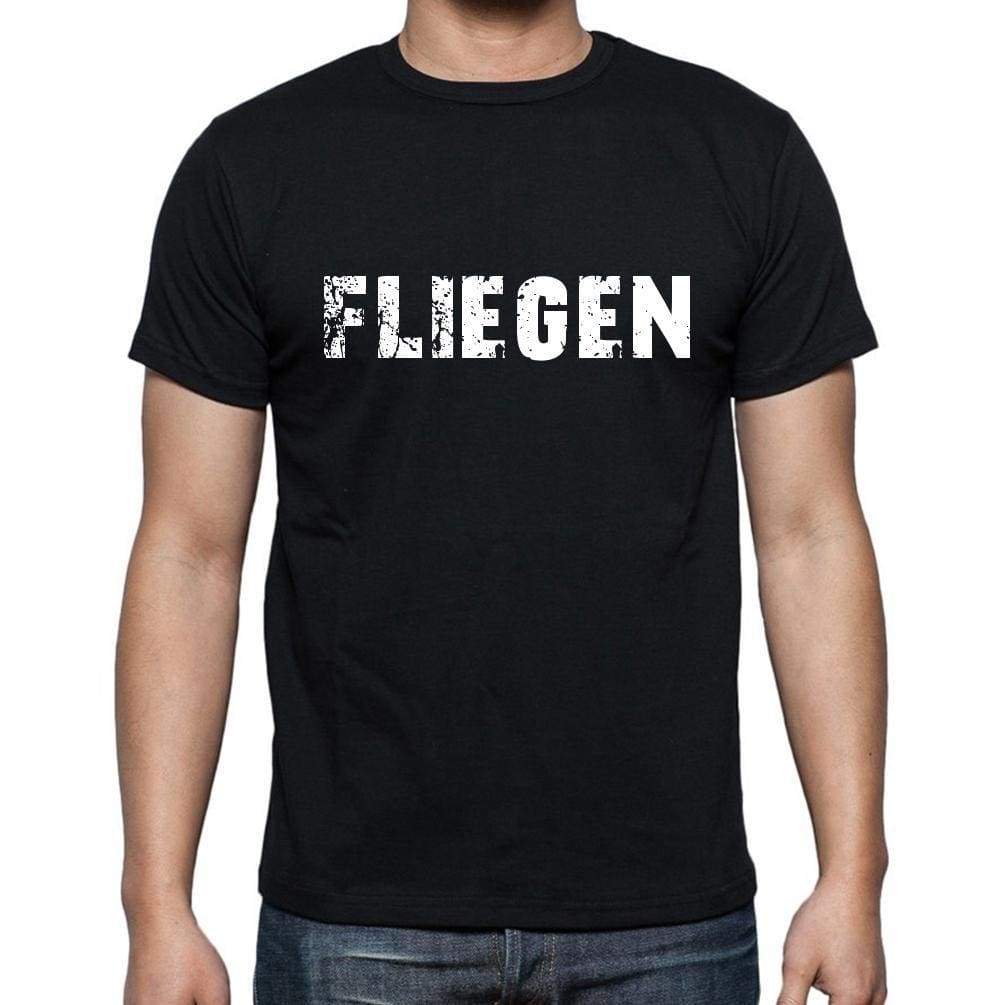 Fliegen Mens Short Sleeve Round Neck T-Shirt - Casual