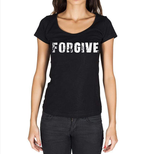 Forgive Womens Short Sleeve Round Neck T-Shirt - Casual