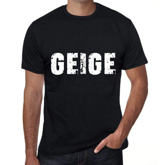 Geige Mens T Shirt Black Birthday Gift 00548 - Black / Xs - Casual