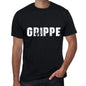 Grippe Mens Vintage T Shirt Black Birthday Gift 00554 - Black / Xs - Casual