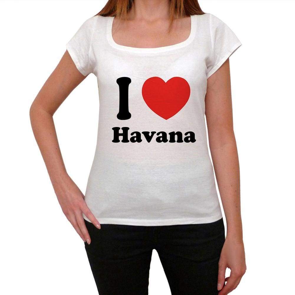 Havana T Shirt Woman Traveling In Visit Havana Womens Short Sleeve Round Neck T-Shirt 00031 - T-Shirt