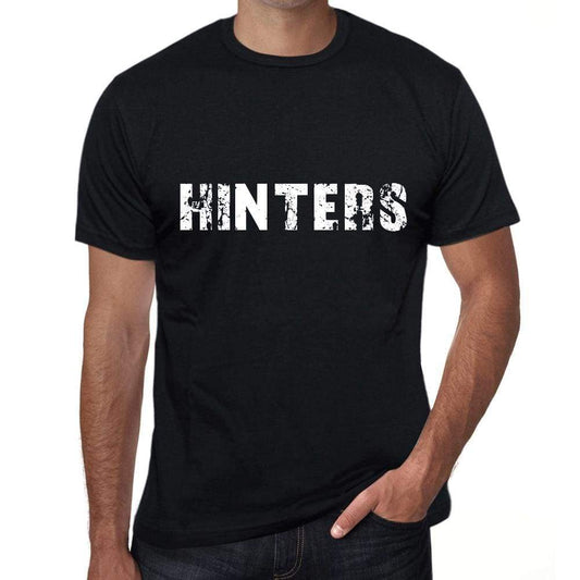 Hinters Mens Vintage T Shirt Black Birthday Gift 00555 - Black / Xs - Casual