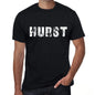 Hurst Mens Retro T Shirt Black Birthday Gift 00553 - Black / Xs - Casual
