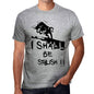 I Shall Be Stylish Grey Mens Short Sleeve Round Neck T-Shirt Gift T-Shirt 00370 - Grey / S - Casual