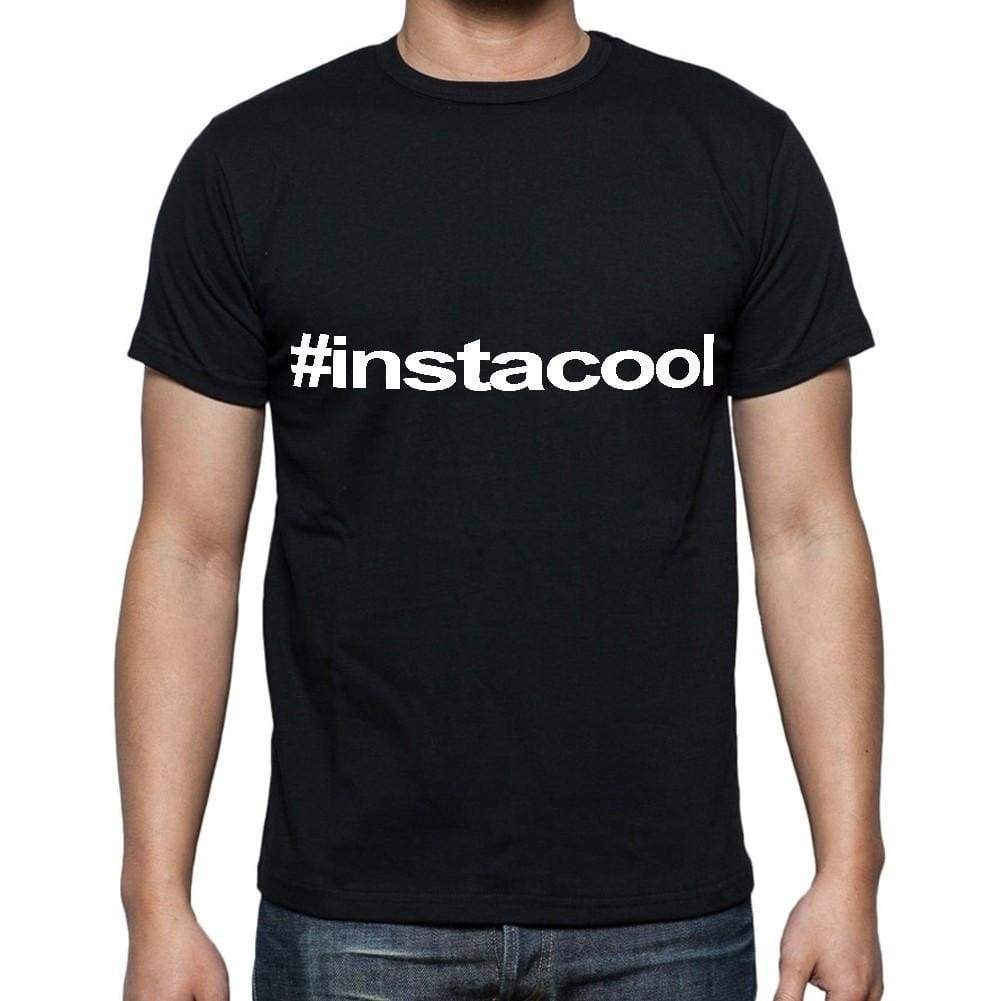 Instacool Mens Short Sleeve Round Neck T-Shirt Black T-Shirt En