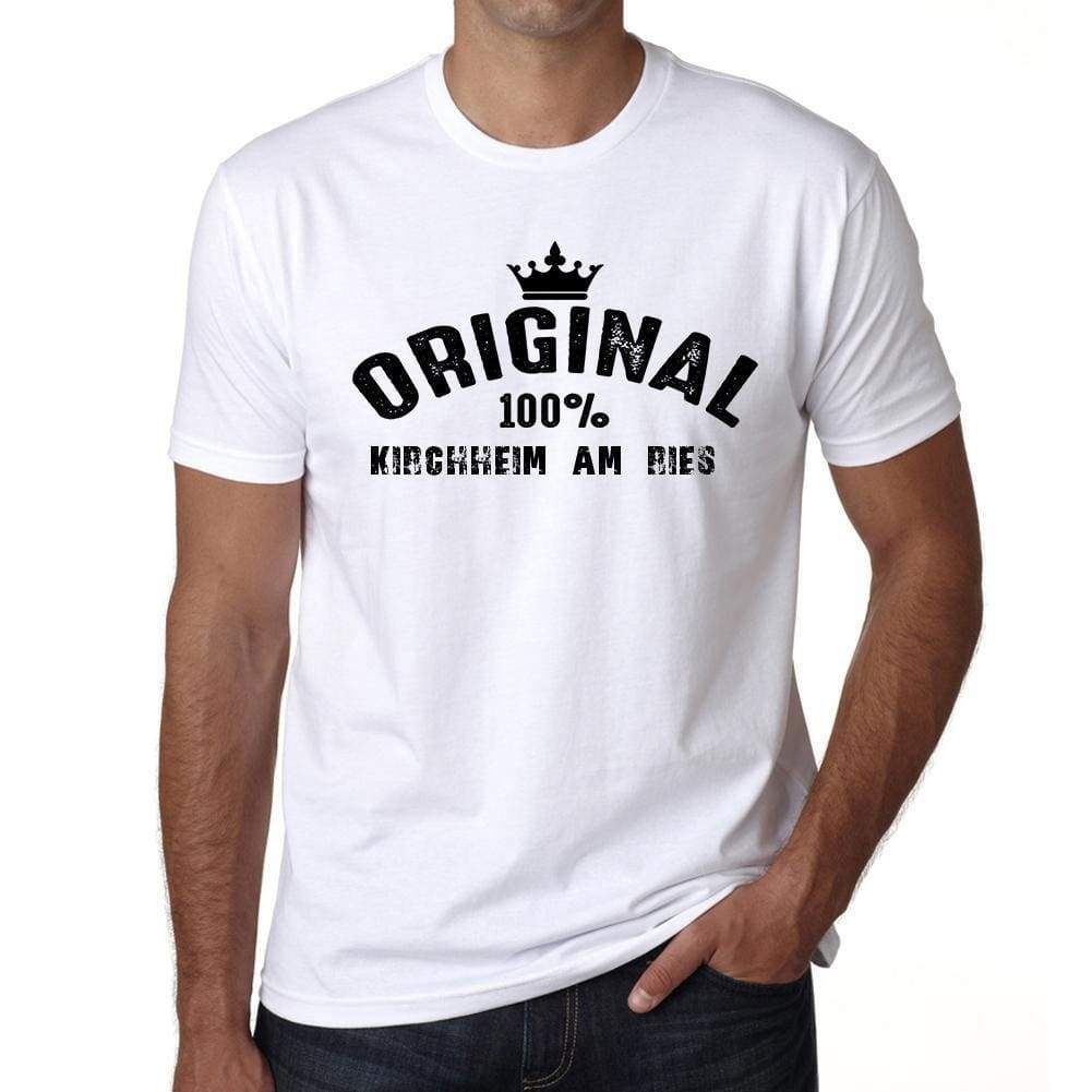 Kirchheim Am Ries 100% German City White Mens Short Sleeve Round Neck T-Shirt 00001 - Casual