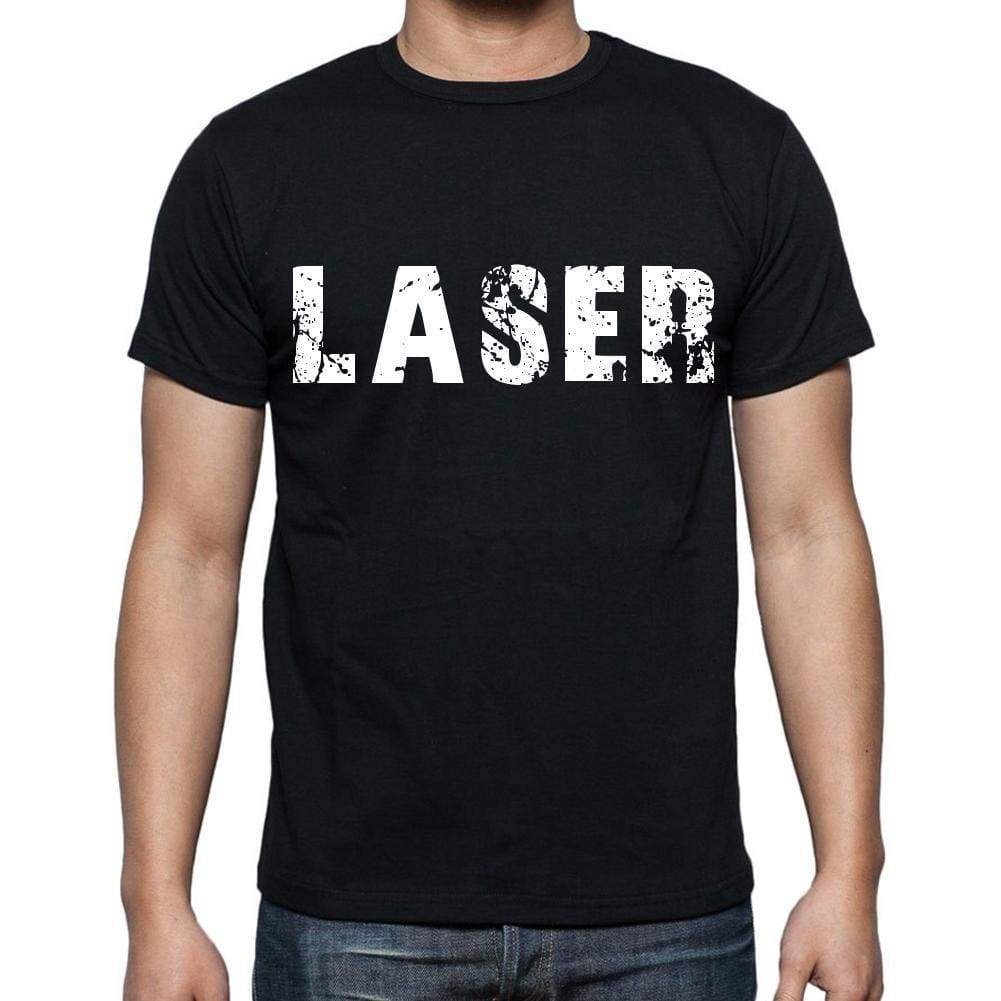 Laser Mens Short Sleeve Round Neck T-Shirt - Casual