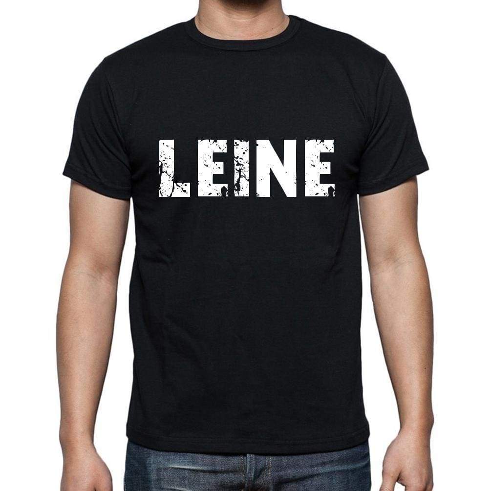 Leine Mens Short Sleeve Round Neck T-Shirt - Casual
