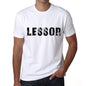 Lessor Mens T Shirt White Birthday Gift 00552 - White / Xs - Casual