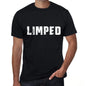 Limped Mens Vintage T Shirt Black Birthday Gift 00554 - Black / Xs - Casual
