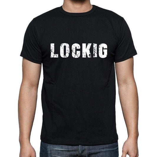 Lockig Mens Short Sleeve Round Neck T-Shirt - Casual