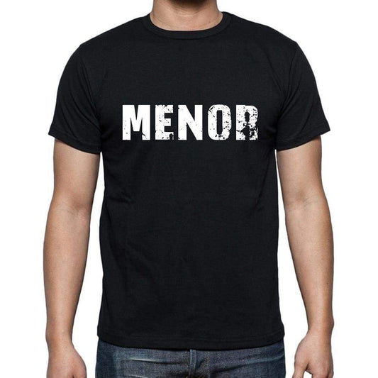 Menor Mens Short Sleeve Round Neck T-Shirt - Casual