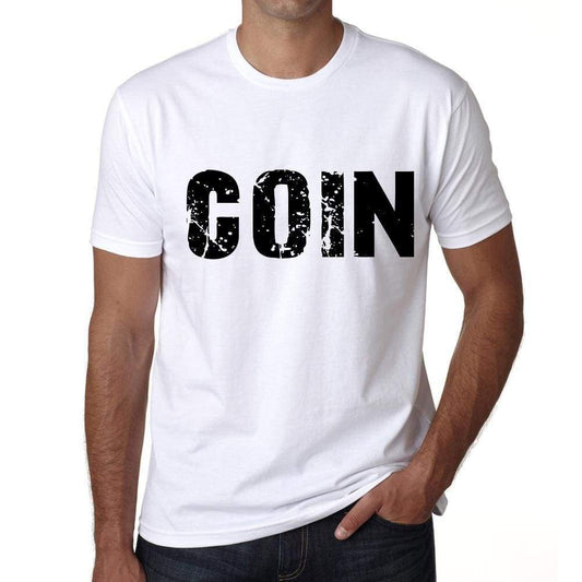 Mens Tee Shirt Vintage T Shirt Coin X-Small White 00560 - White / Xs - Casual