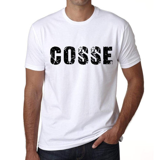 Mens Tee Shirt Vintage T Shirt Cosse X-Small White 00561 - White / Xs - Casual