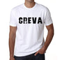 Mens Tee Shirt Vintage T Shirt Creva X-Small White 00561 - White / Xs - Casual