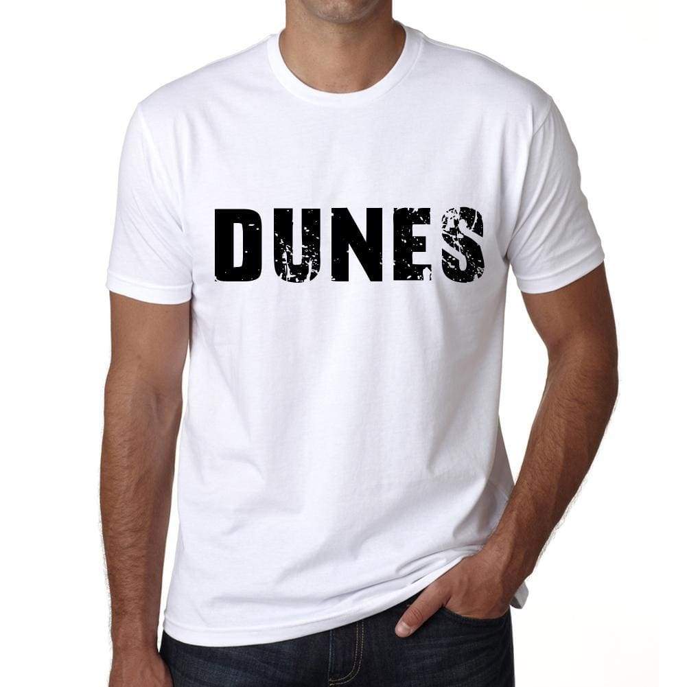 Mens Tee Shirt Vintage T Shirt Dunes X-Small White 00561 - White / Xs - Casual