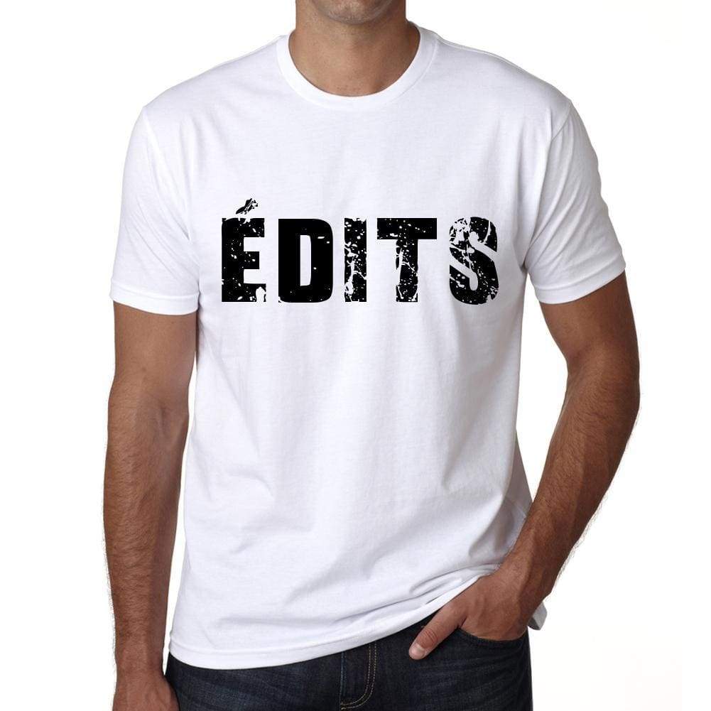 Mens Tee Shirt Vintage T Shirt Édits X-Small White 00561 - White / Xs - Casual