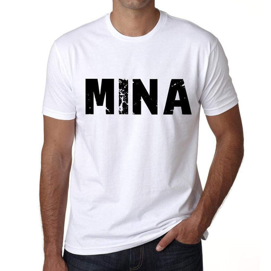 Mens Tee Shirt Vintage T Shirt Mina X-Small White 00560 - White / Xs - Casual
