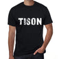 Mens Tee Shirt Vintage T Shirt Tison X-Small Black 00558 - Black / Xs - Casual