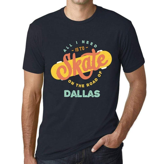 Mens Vintage Tee Shirt Graphic T Shirt Dallas Navy - Navy / Xs / Cotton - T-Shirt
