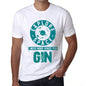 Mens Vintage Tee Shirt Graphic T Shirt I Need More Space For Gin White - White / Xs / Cotton - T-Shirt