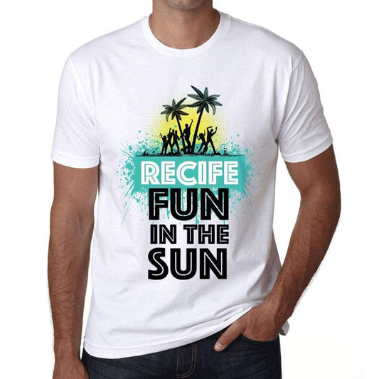 Mens Vintage Tee Shirt Graphic T Shirt Summer Dance Recife White - White / Xs / Cotton - T-Shirt