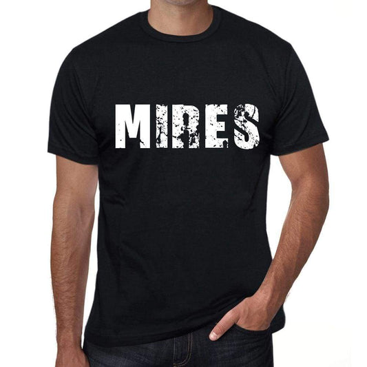 Mires Mens Retro T Shirt Black Birthday Gift 00553 - Black / Xs - Casual