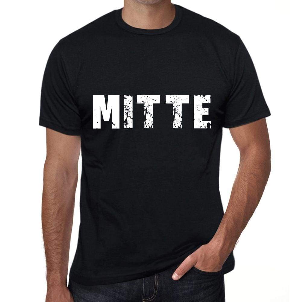 Mitte Mens T Shirt Black Birthday Gift 00548 - Black / Xs - Casual