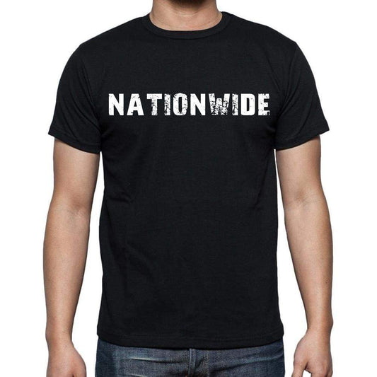 Nationwide Mens Short Sleeve Round Neck T-Shirt - Casual