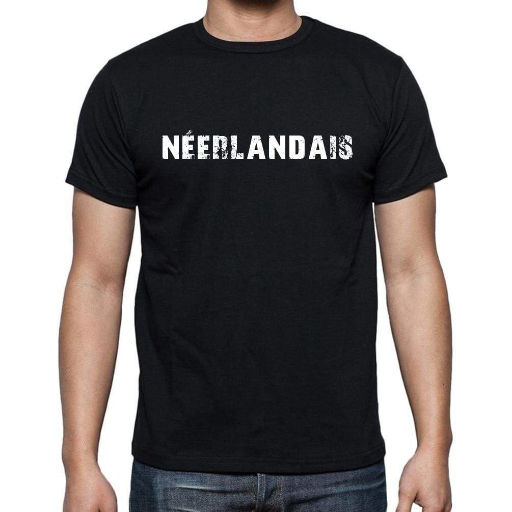 Néerlandais French Dictionary Mens Short Sleeve Round Neck T-Shirt 00009 - Casual