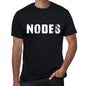 Nodes Mens Retro T Shirt Black Birthday Gift 00553 - Black / Xs - Casual