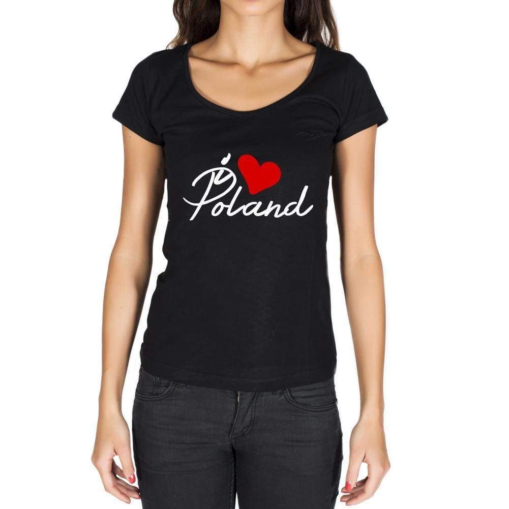 Poland Womens Short Sleeve Round Neck T-Shirt - Casual