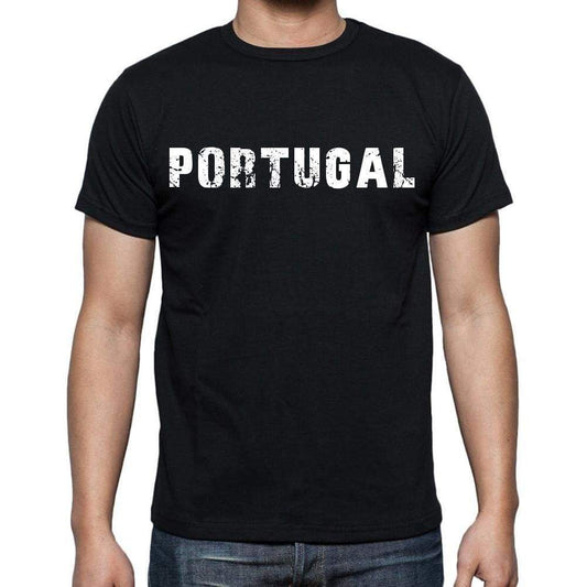 Portugal T-Shirt For Men Short Sleeve Round Neck Black T Shirt For Men - T-Shirt