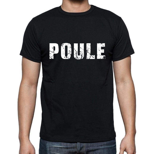 Poule French Dictionary Mens Short Sleeve Round Neck T-Shirt 00009 - Casual