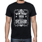 Premium Vintage Year 1959 Black Mens Short Sleeve Round Neck T-Shirt Gift T-Shirt 00347 - Black / S - Casual