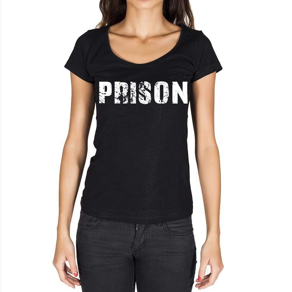 Prison Womens Short Sleeve Round Neck T-Shirt - Casual