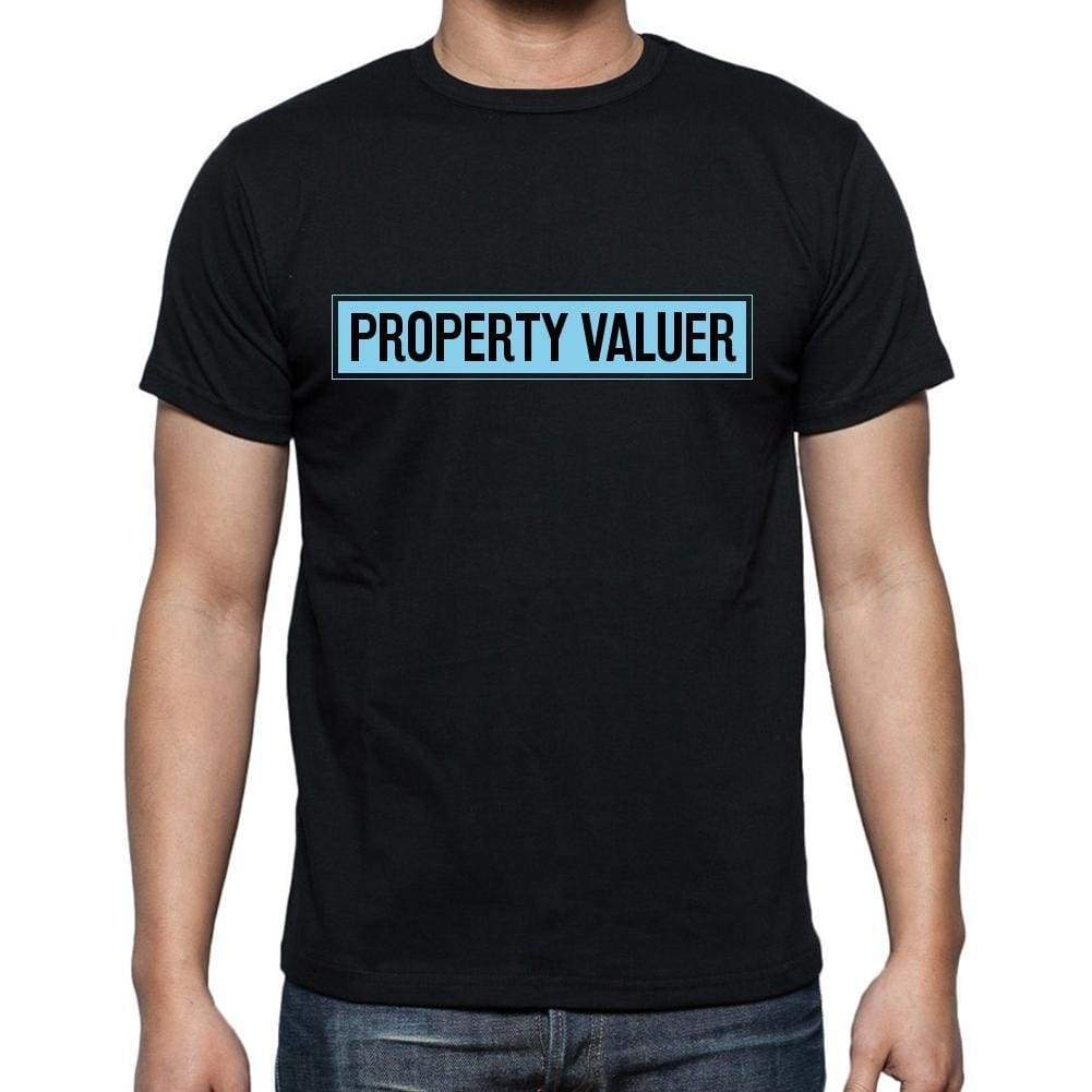 Property Valuer T Shirt Mens T-Shirt Occupation S Size Black Cotton - T-Shirt