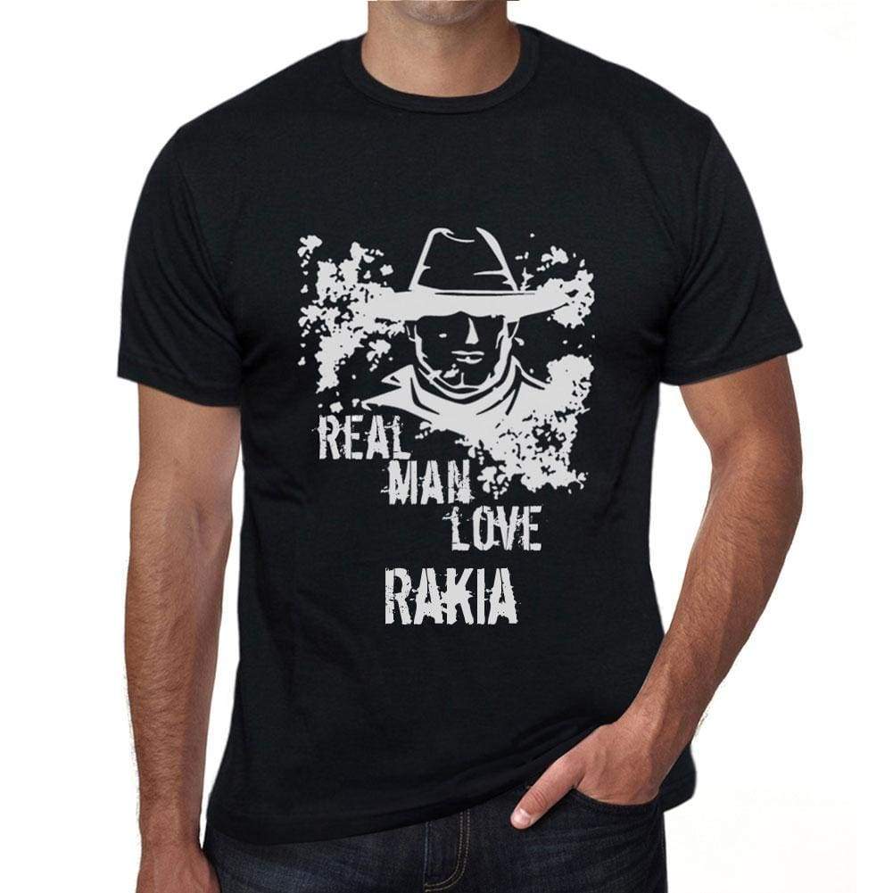 Rakia, Real Men Love Rakia Mens T shirt Black Birthday Gift 00538 - ULTRABASIC