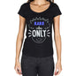 Rare Vibes Only Black Womens Short Sleeve Round Neck T-Shirt Gift T-Shirt 00301 - Black / Xs - Casual
