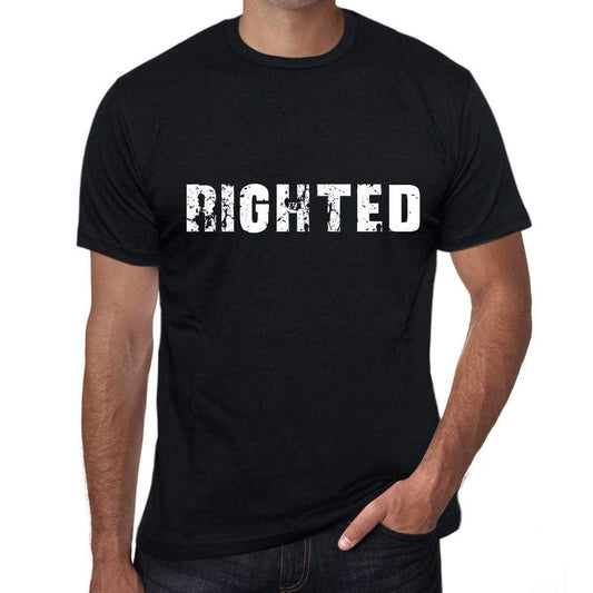 Righted Mens T Shirt Black Birthday Gift 00555 - Black / Xs - Casual