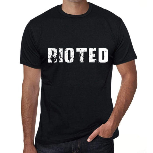 Rioted Mens Vintage T Shirt Black Birthday Gift 00554 - Black / Xs - Casual