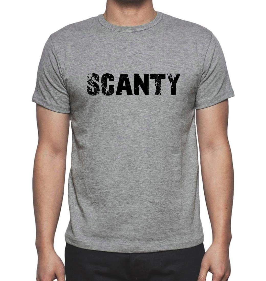 Scanty Grey Mens Short Sleeve Round Neck T-Shirt 00018 - Grey / S - Casual