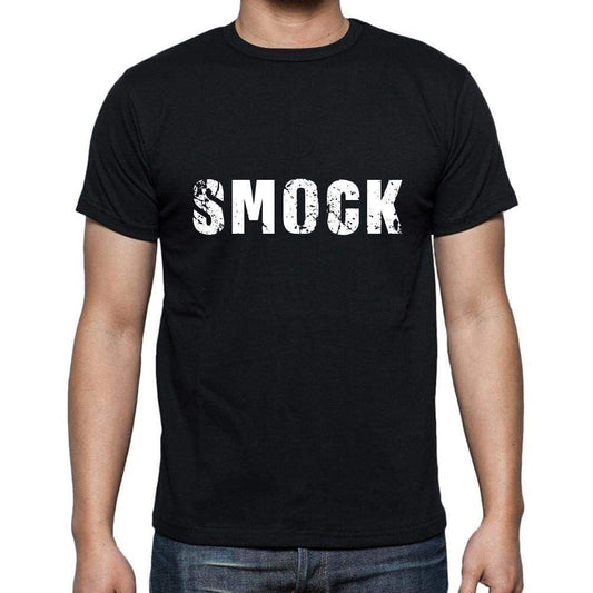 smock Men's Short Sleeve Round Neck T-shirt , 5 letters Black , word 00006 - Ultrabasic
